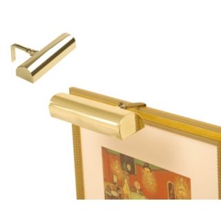 Concept 7 3/4" Wide Polished Brass Cordless Picture Light   #68660