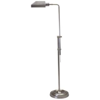 House of Troy Coach Pharmacy Floor Lamp Antique Silver   #J2582