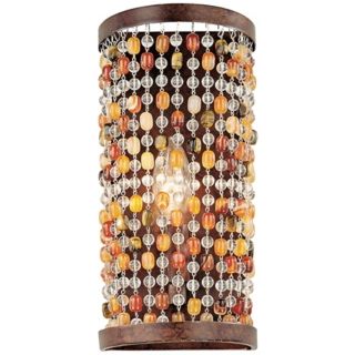 Karma Glass Beads 11 1/4" Wall Sconce   #M1124