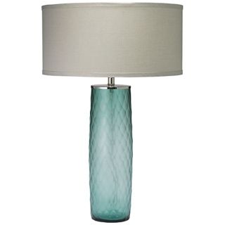 Jamie Young Cloud Sky Blue Glass Table Lamp   #U3796