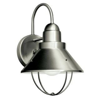 Kichler Nickel ENERGY STAR 12" High Outdoor Wall Sconce   #K8855