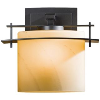 Arc Ellipse Collection Stone Glass 11" High Wall Sconce   #J6416