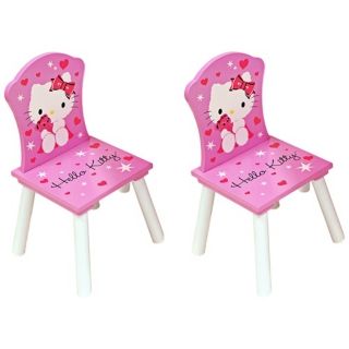 Set of 2 Hello Kitty Pink Kids Chairs   #W6826
