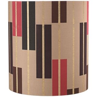 Geometric Shapes Gold Lamp Shade 11.5x11.5x12 (Spider)   #X0390