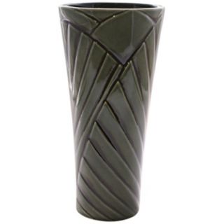 Haeger Potteries Palm Grove 14" High Ceramic Vase   #J9257