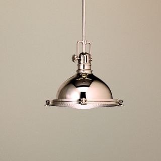 Kichler Polished Nickel Fresnel Lens 12" Wide Pendant Light   #M8147