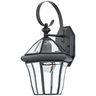 Quoizel Sussex Black Finish 16" High Outdoor Wall Light   #R1912