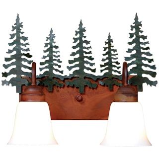 Wasatch Collection Cedar 16" Wide Bathroom Light Fixture   #J0520