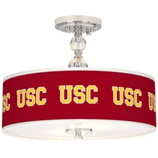 University of Southern California 16" Wide Ceiling Light   #N7956 Y3660