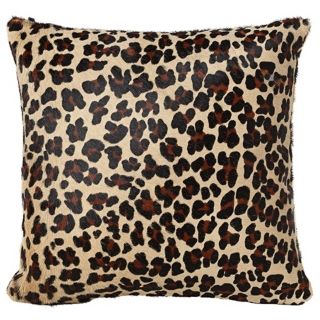 Leopard Print 16" Square Decorative Pillow   #V4013