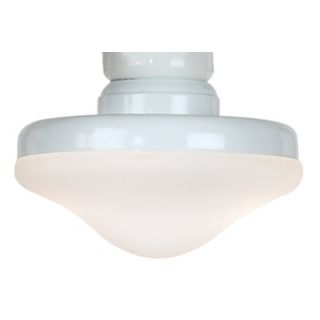 White Finish Remote Control Ceiling Fan Light Kit   #40771
