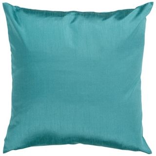 Surya 18" Square Turquoise Throw Pillow   #V2978