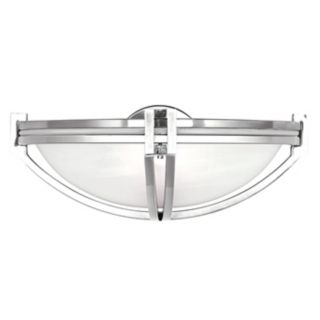 Possini Euro Deco Nickel Collection 13 3/4" Wide Wall Sconce   #06256