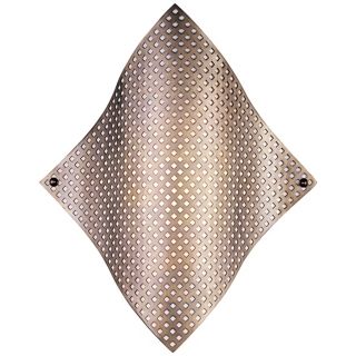 George Kovacs Perforated Steel 17" High Wall Sconce   #95369