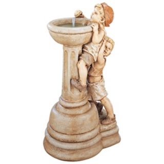 Henri Studios Willie and Wilma Outdoor Fountain   #84039