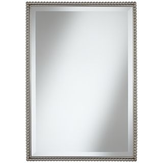 Uttermost Sherise Beaded 31" High Rectangular Wall Mirror   #X0558