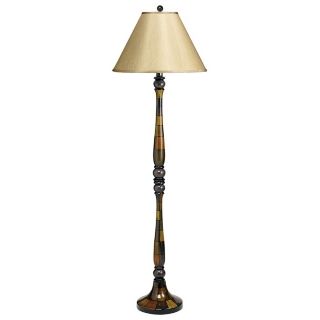 Hand Painted Colorblock Floor Lamp   #H9076