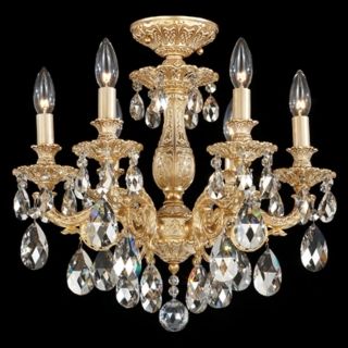 Schonbek Milano Collection 17" Wide Crystal Ceiling Light   #N3756