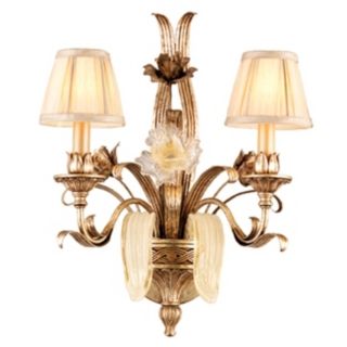 Corbett Tivoli 21 High Two Light Wall Sconce   #75202