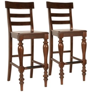 Set of 2 Buster 26" High Espresso Counter Stool   #T7191