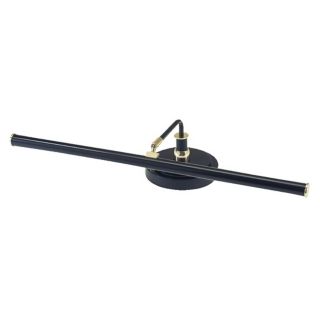LED 4" High Piano Lamp in Black with Brass Finish   #G2174