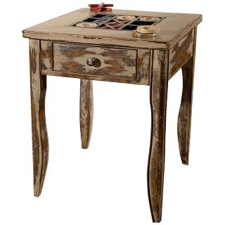 Uttermost Tic Tac Toe End Table   #R3689