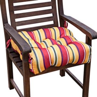 Carnival Stripe 20" Square Outdoor Chair Cushion   #W6237