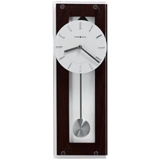 Howard Miller Emmett 19" High Wenge Wall Clock   #X5301