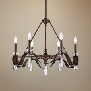 Courant 24 1/2" Wide Gilded Silver Chandelier   #W6851