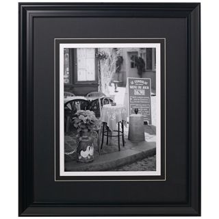 French Curbside Bistro 24" High Glass Covered Print   #K4925