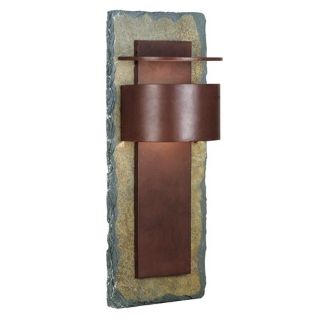 Kembra Collection Slate Copper 24" High Outdoor Wall Sconce   #J2019