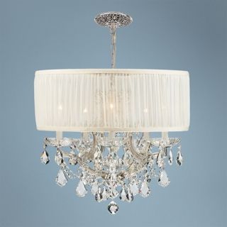 Brentwood Collection Chrome 6 Light Crystal Chandelier   #71092