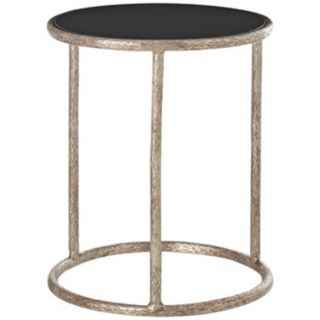 Arteriors Home Keifer Cast Metal and Marble Side Table   #R8541