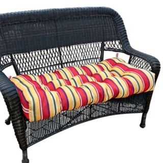Carnival Stripe 42" Wide Outdoor Settee Cushion   #W6253