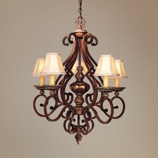 Belcaro Collection Ornate 27" Wide Five Light Chandelier   #07995