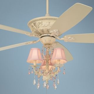 60" Casa Vieja Mentego Pretty In Pink Light Kit Ceiling Fan   #R4086 R4090 53567