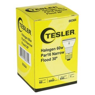 Tesler PAR16 Halogen 60 Watt Narrow Flood 30 Light Bulb   #00364