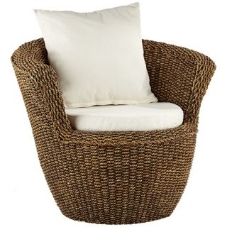 Sahara Maize Outdoor Round Chair and Cushions   #X5125