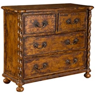 Uttermost Braxton Dark Coffee Glaze 4 Drawer Chest   #T7950