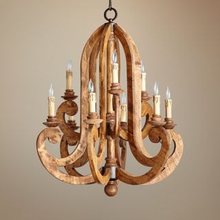 Quorum Ashford 9 Light 29" Wide Provincial Chandelier   #W5145