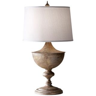Murray Feiss Canyon Creek Aged Metal Table Lamp   #X6616