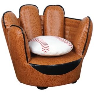 Childrens Baseball Glove Chair and Pillow Set   #Y0462  