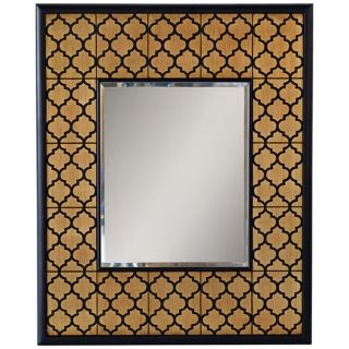 Port 68 Parker 37" High Gold Leaf Wall Mirror   #X6815