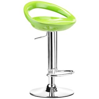 Zuo Tickle Green Adjustable Height Bar or Counter Stool   #G4142