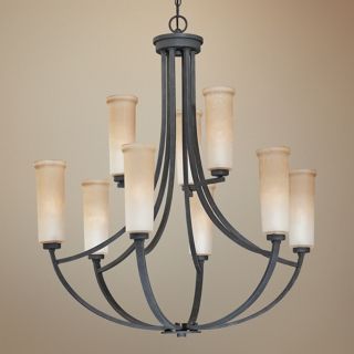 Quoizel Caitlyn Two Tier 9 Light Entry Chandelier   #R8933