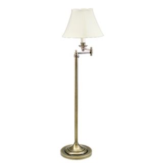 House of Troy Adjustable Swing Arm Antique Brass Floor Lamp   #77268