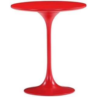 Zuo Wilco Glossy Red Side Table   #V9141