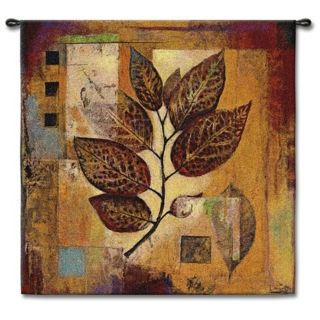 Autumnal Modernity 35" Square Wall Tapestry   #J8638
