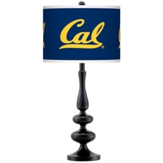 University of California Berkeley Gloss Black Table Lamp   #N5714 Y3376