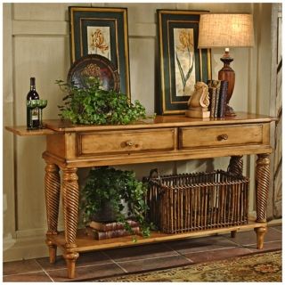 Hillsdale Wilshire Pine Finish Sideboard Table   #T5548